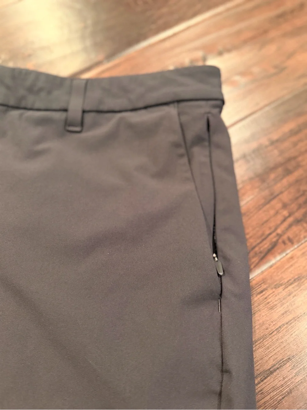 lululemon athletica Men's Flat Front Shorts - Black and Navy Blue